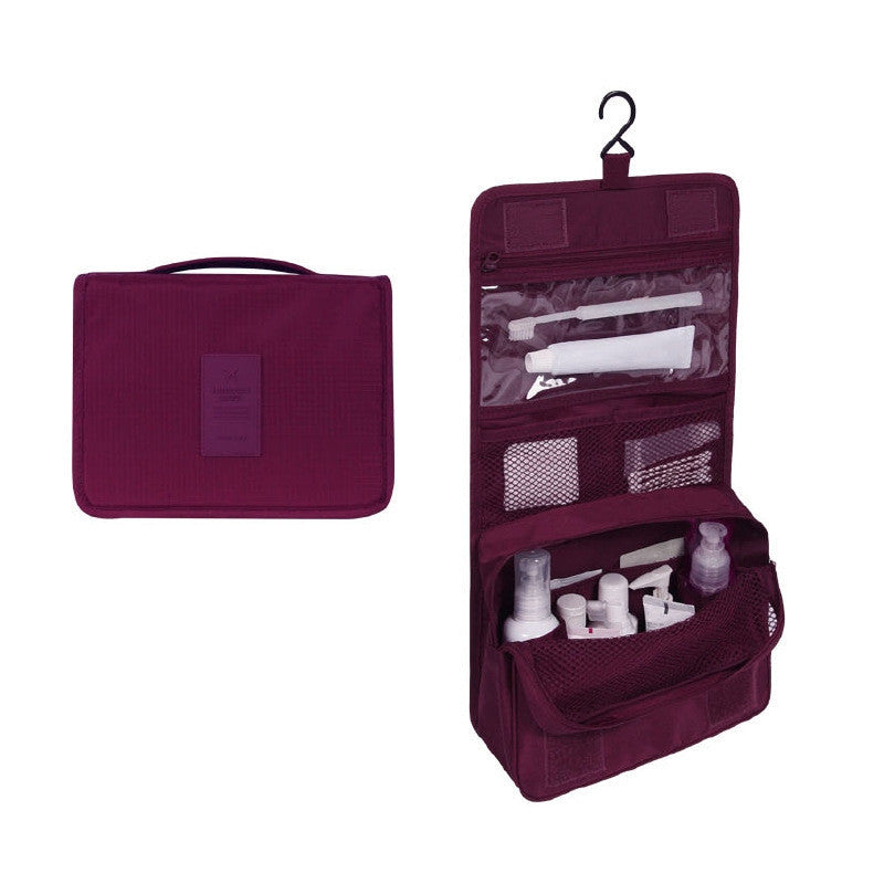 🧳 Hanging Foldable Travel Toiletry Bag – Compact Organizer for Men & Women