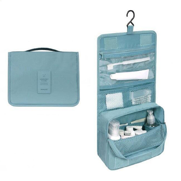 🧳 Hanging Foldable Travel Toiletry Bag – Compact Organizer for Men & Women