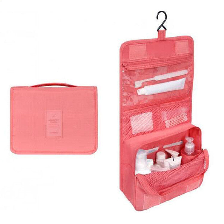 🧳 Hanging Foldable Travel Toiletry Bag – Compact Organizer for Men & Women
