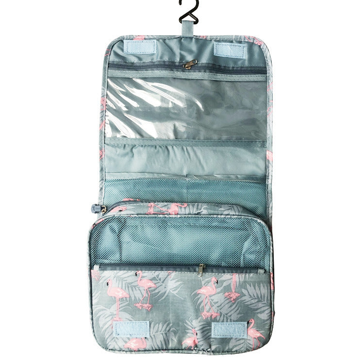 🧳 Hanging Foldable Travel Toiletry Bag – Compact Organizer for Men & Women
