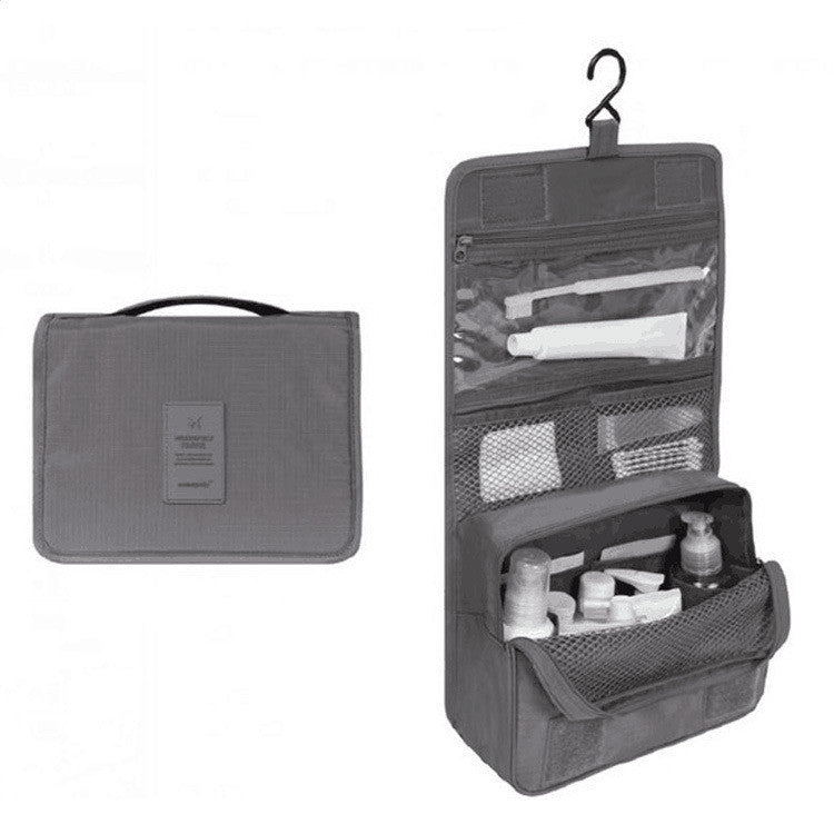 🧳 Hanging Foldable Travel Toiletry Bag – Compact Organizer for Men & Women