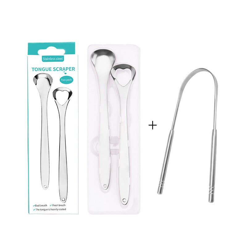 Stainless Steel Tongue Scraper – Deep Oral Hygiene