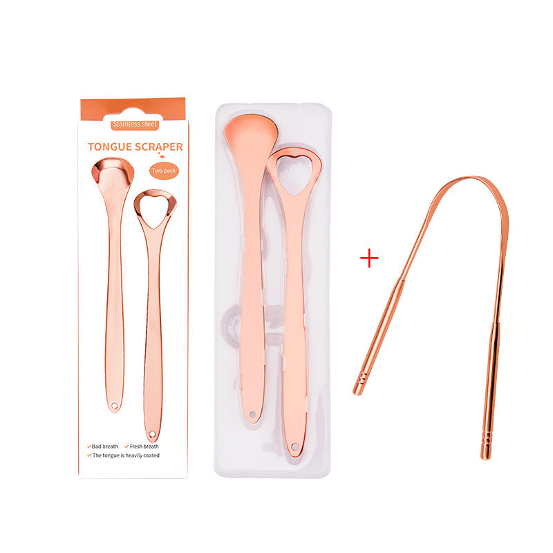 Stainless Steel Tongue Scraper – Deep Oral Hygiene