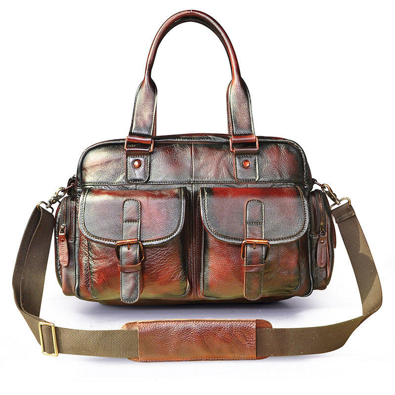 Men’s Leather Crossbody Bag – Modern Elegant Shoulder Style