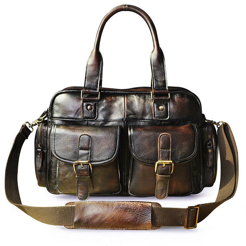 Men’s Leather Crossbody Bag – Modern Elegant Shoulder Style