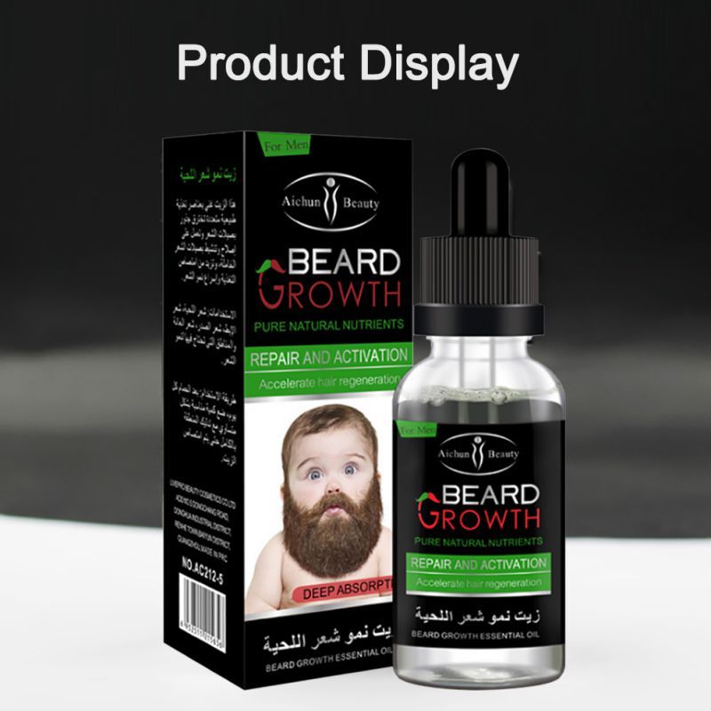 Beard Essential Oil — Natural Nourishment, Growth & Repair