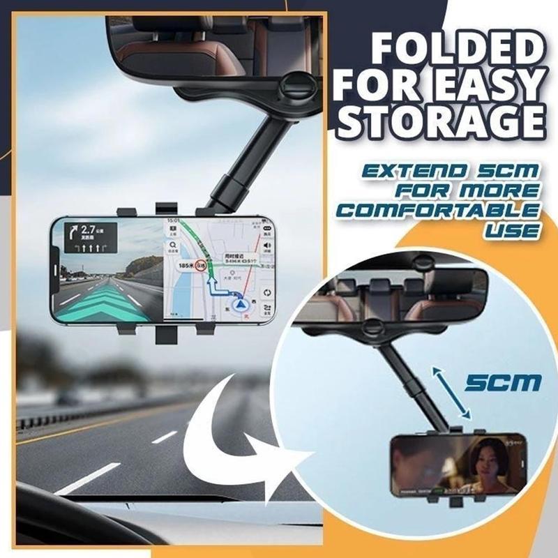 📱 360° Rotatable Smart Phone Car Holder – Adjustable Dashboard & Windshield Mount