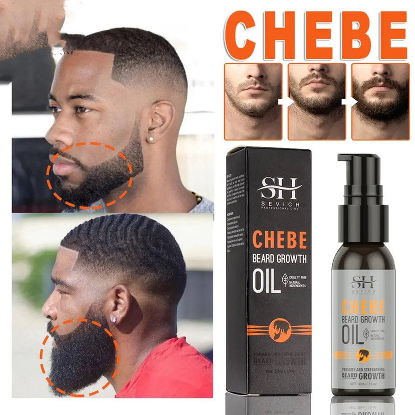 🧴 Natural Chebe Men Beard Growth Oil – Fast & Effective Hair Loss Treatment