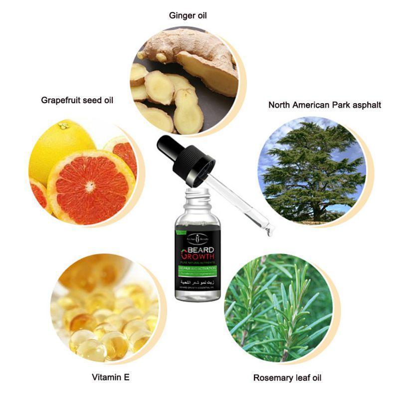 Beard Essential Oil — Natural Nourishment, Growth & Repair