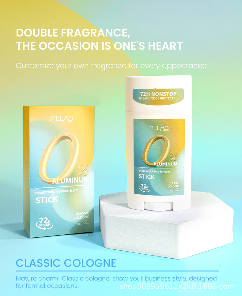 Antiperspirant Deodorant Stick Aluminum Free Underarm Odor Control Irritation Free