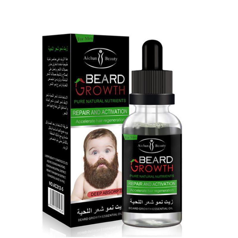 Beard Essential Oil — Natural Nourishment, Growth & Repair