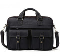 Men’s Retro Leather Business Bag – Elegant Everyday Carry