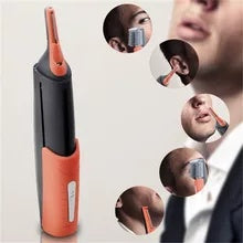 2-in-1 Electric Trimmer – Eyebrow, Nose & Facial Hair with USB Charging
