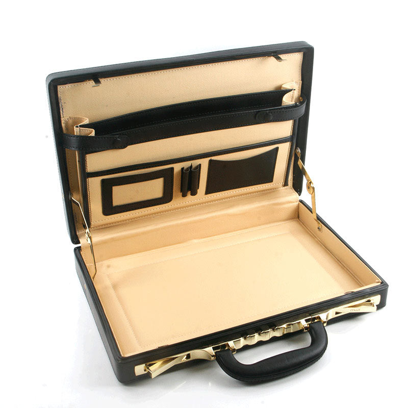 Metafocus SecureVault Elite – Luxury Leather Password Suitcase