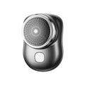 Mini afeitadora eléctrica portátil: inalámbrica, recargable por USB, para uso en seco y húmedo, ideal para hombres.
