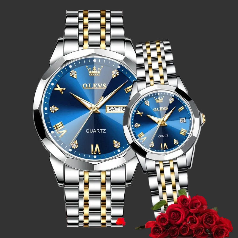 Metafocus Couple Gift Set – Elegant Matching Watches