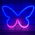 ⚡ Lampe décorative néon LED – Motif nuage, éclair et note de musique