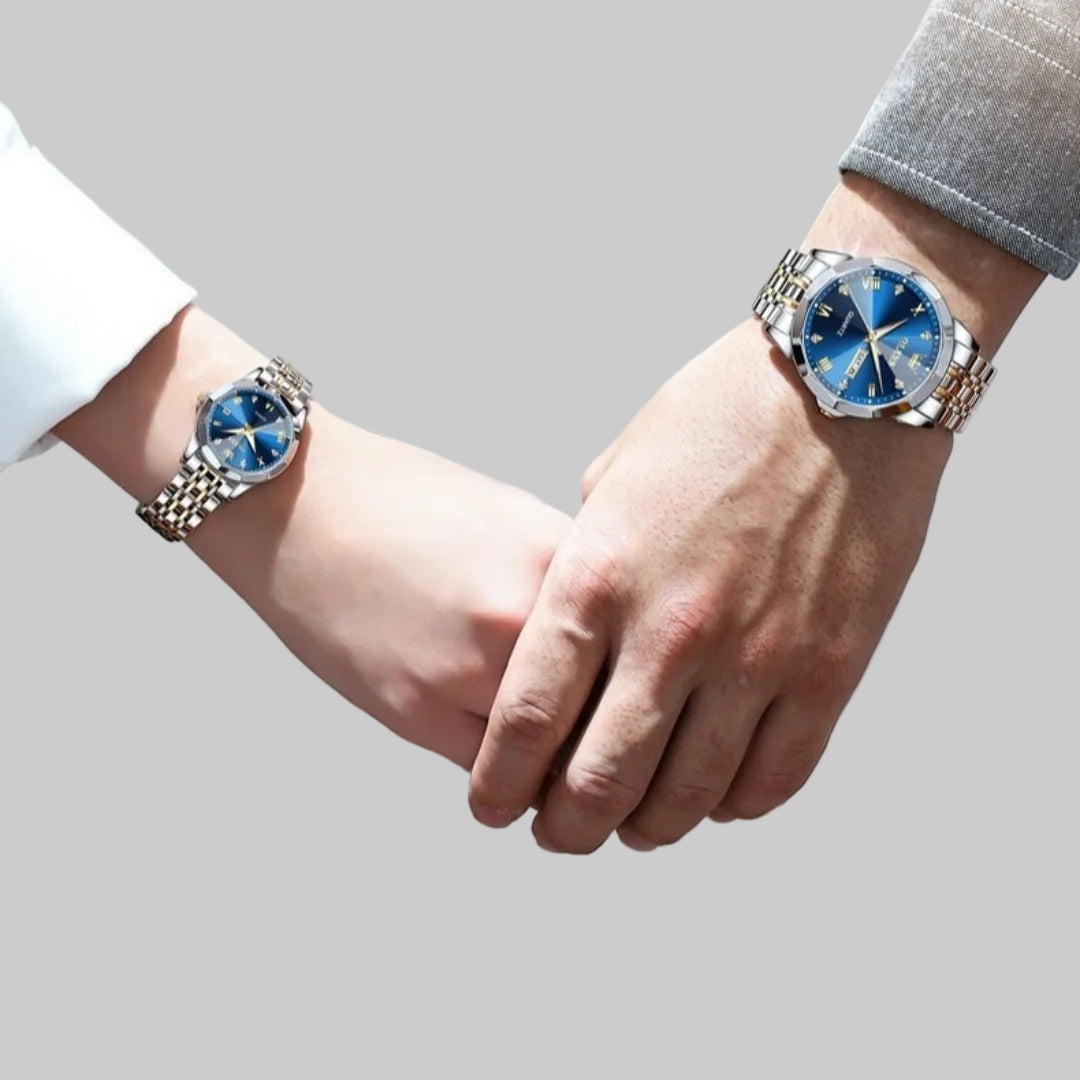 Metafocus Couple Gift Set – Elegant Matching Watches