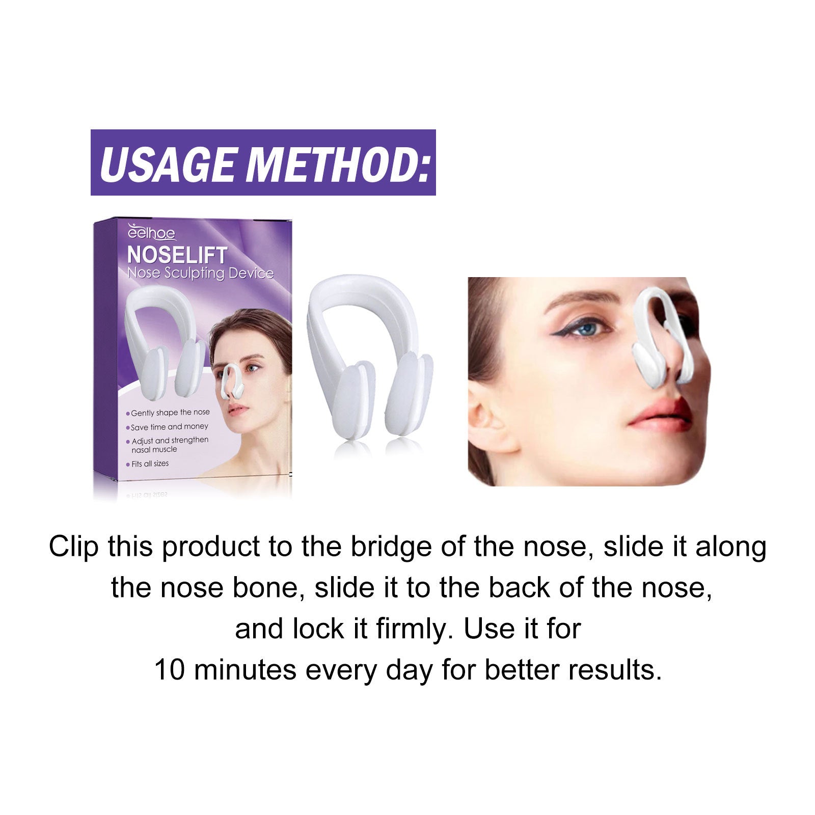 🌟 EELHOE Nose Shaper – Natural Nose Lifting & Contour Enhancer