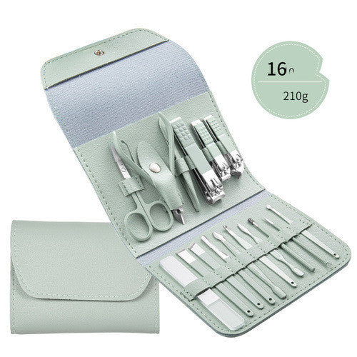 Professional Manicure and Pedicure Kit – 16-Piece Complete Set