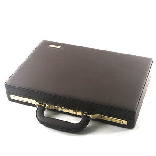 Metafocus SecureVault Elite – Luxury Leather Password Suitcase