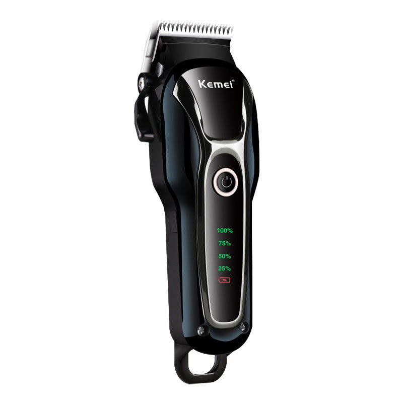 Large-Capacity LCD Display Electric Hair Clipper – Professional Cordless Trimmer