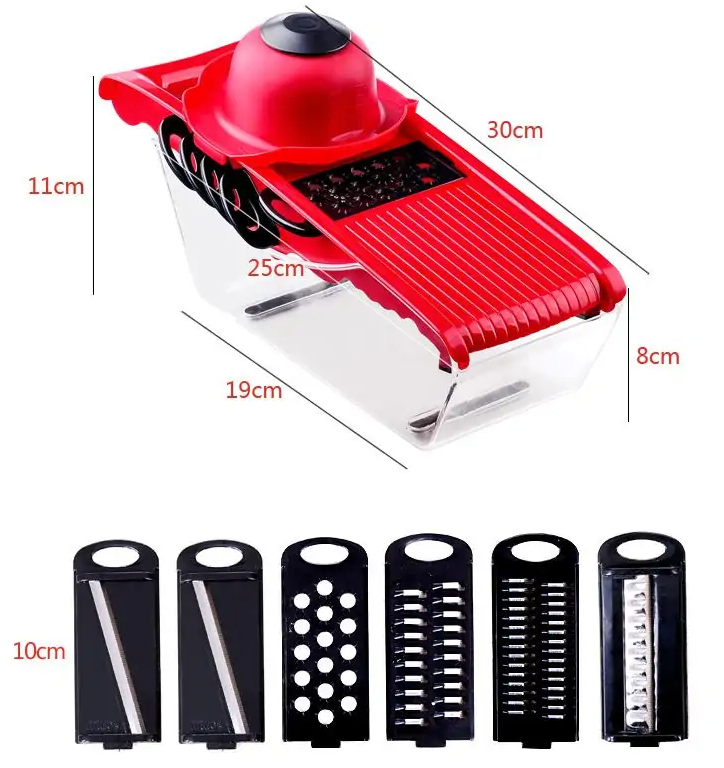 Multifunction Kitchen Slicer 6 Blades - MetaFocus
