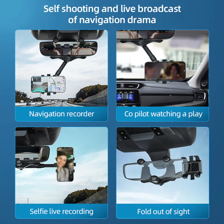 360° Rotatable Smart Phone Car Holder - MetaFocus