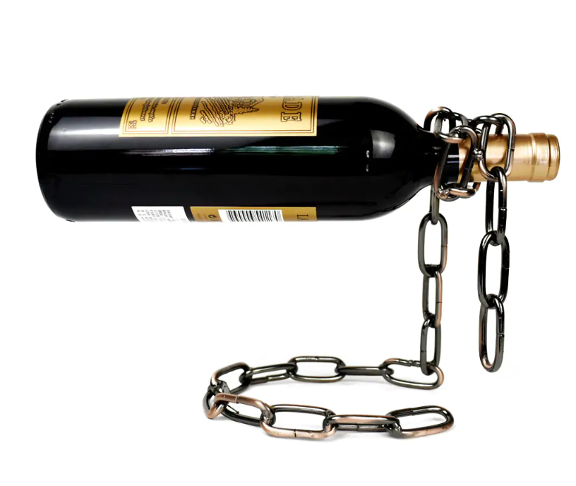 Magic Iron Chain Wine Bottle Holder - MetaFocus