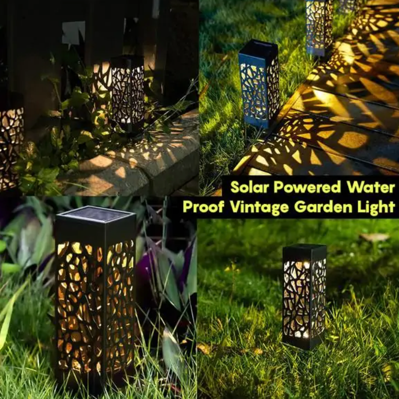 Solar Powered Waterproof Vintage Garden Light - MetaFocus