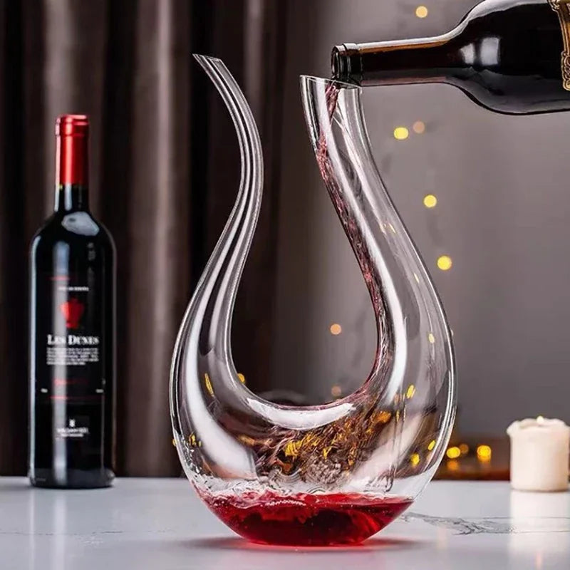 Decantador de vino de cristal hecho a mano – 1500 ml