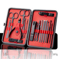 Kit professionnel de manucure et pédicure – Ensemble complet de 16 pièces