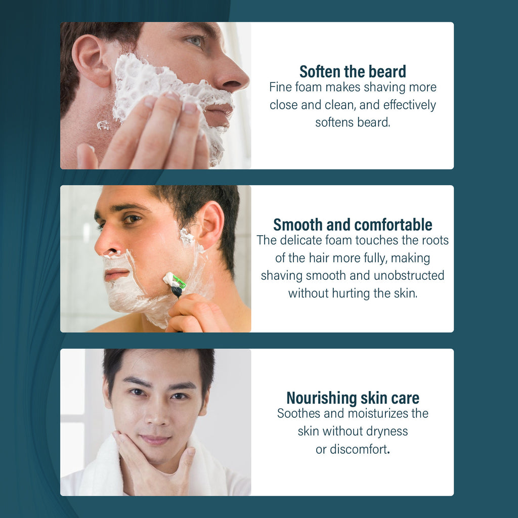 Men’s Mild Shaving Foam – Cleanse & Soften Beard