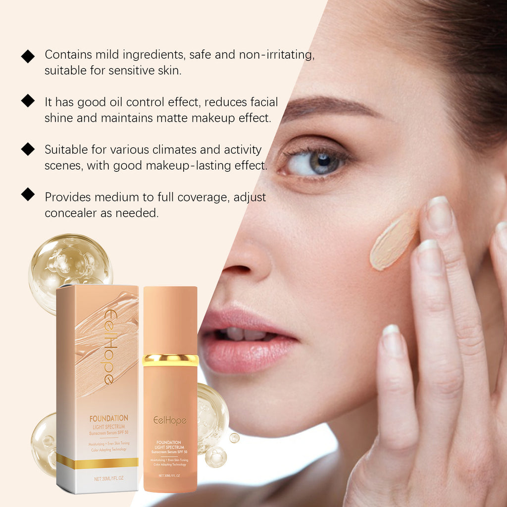 2-in-1 Lightweight Liquid Foundation – Concealer & Moisturizer