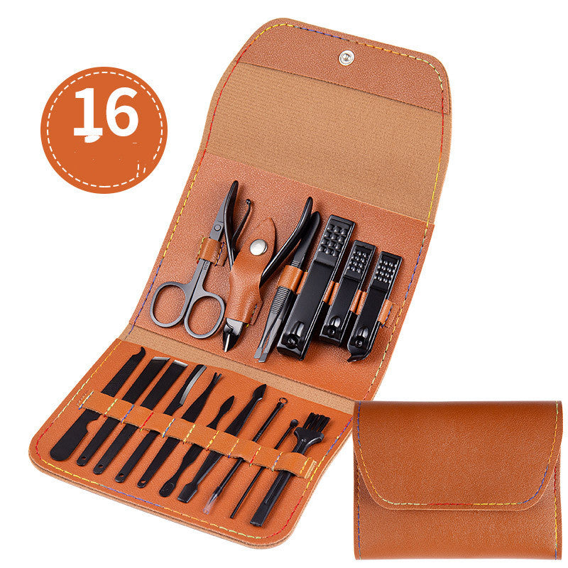 Professional Manicure and Pedicure Kit – 16-Piece Complete Set