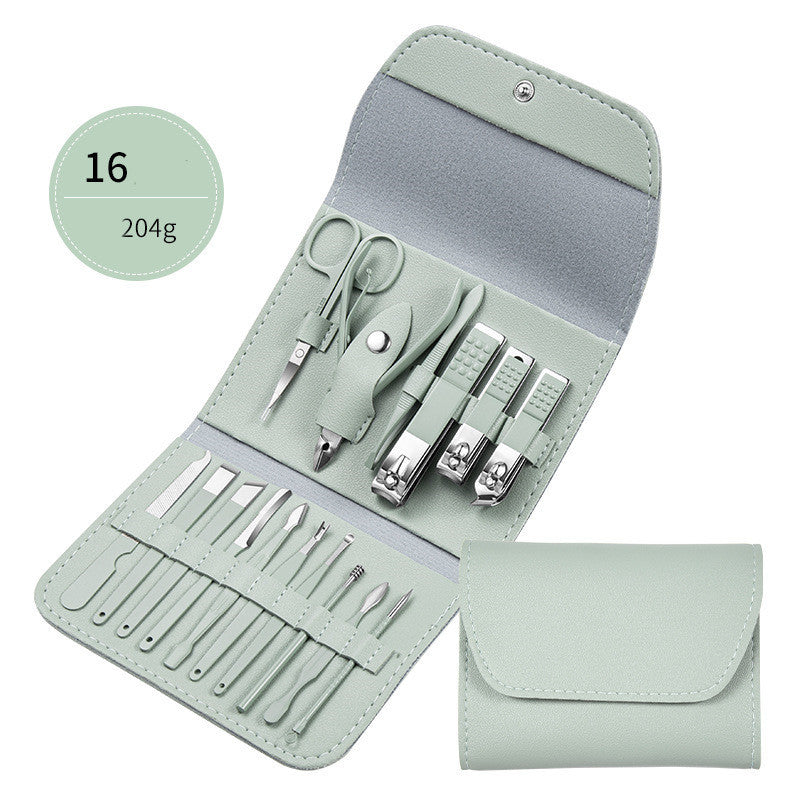 Professional Manicure and Pedicure Kit – 16-Piece Complete Set