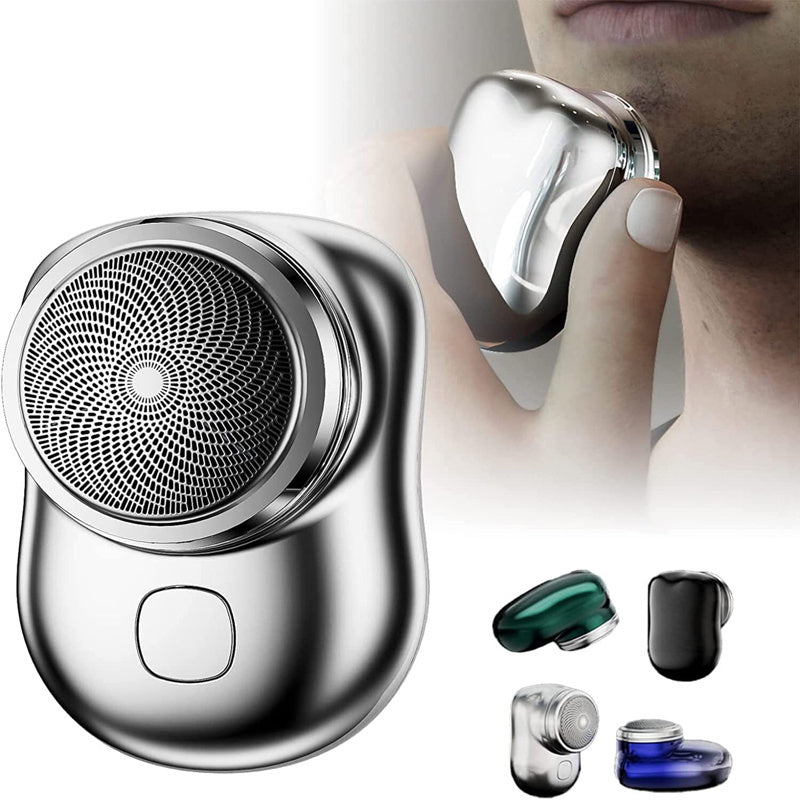 💡 Mini Portable Electric Shaver – Cordless, USB Rechargeable, Wet & Dry, Painless Grooming for Men