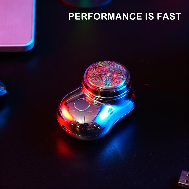 💡 Mini Portable Electric Shaver – Cordless, USB Rechargeable, Wet & Dry, Painless Grooming for Men