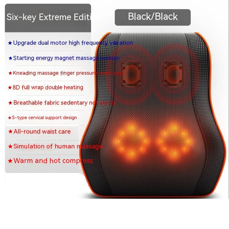 Electric Back & Neck Massager Pillow