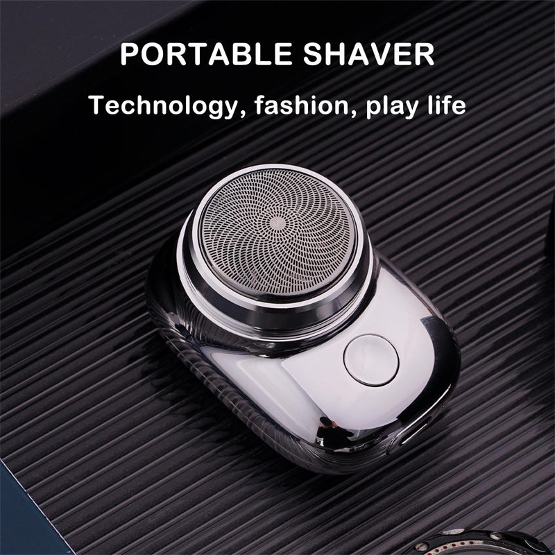 💡 Mini Portable Electric Shaver – Cordless, USB Rechargeable, Wet & Dry, Painless Grooming for Men