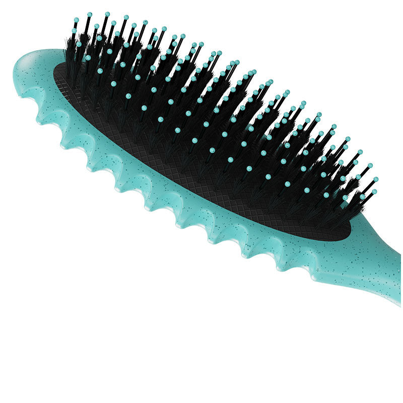 Curl Defining Bounce Hair Brush – Professional Boar Bristle Detangling & Styling Comb