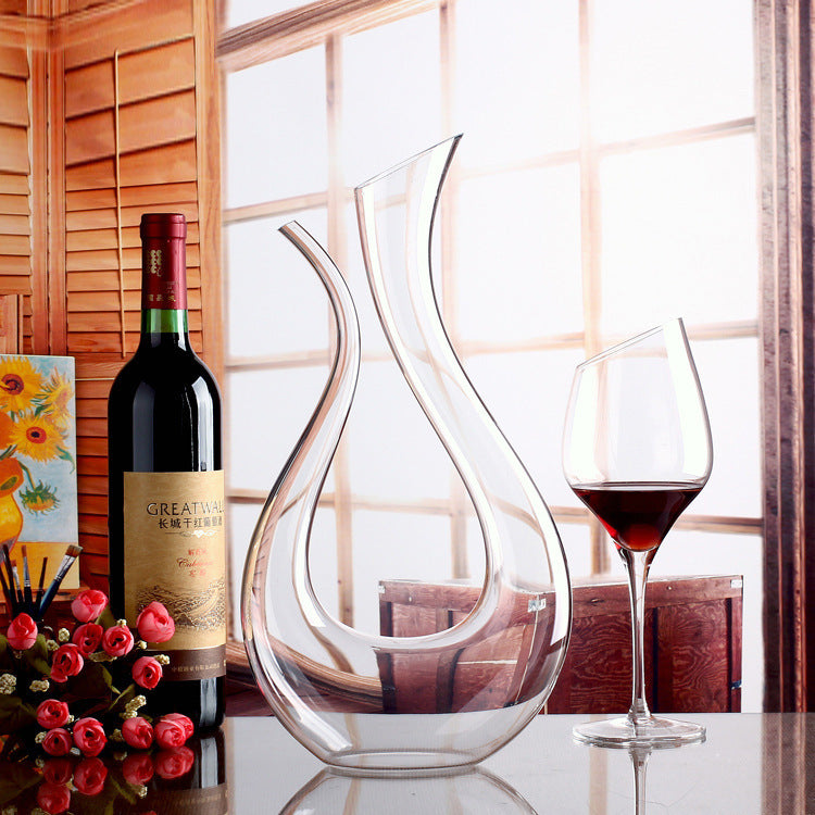 🍇 Glass Creative Trendy Personalized Wine Decanter – Elegant Home & Bar Accessory