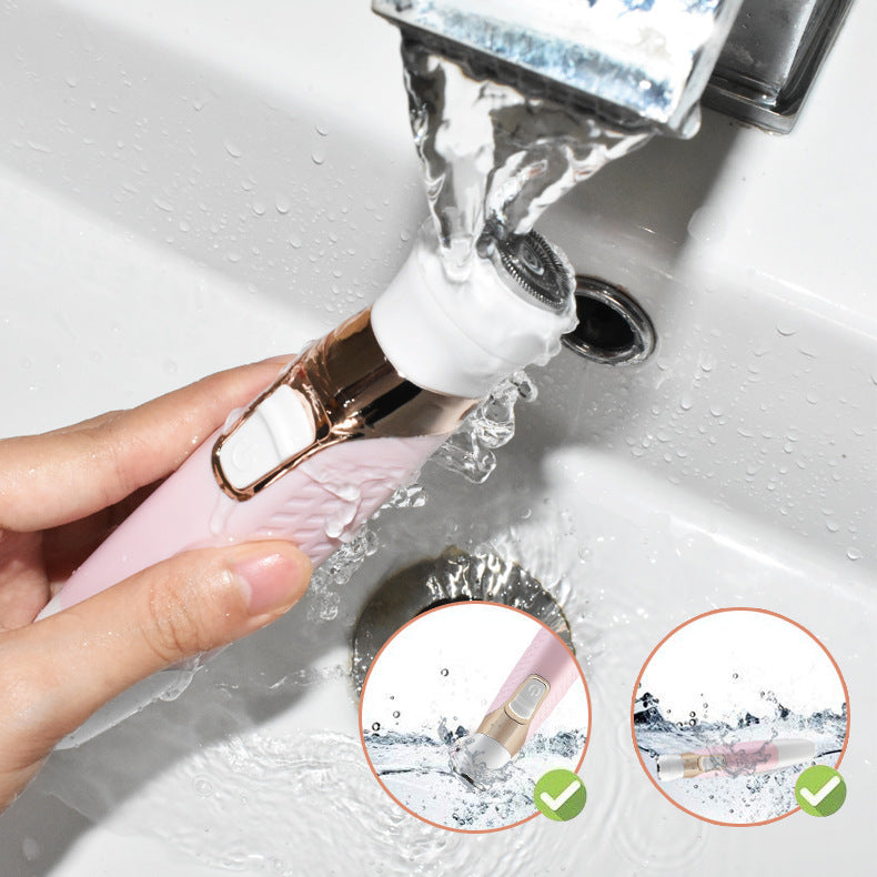 Electric Hair Removal Device – 5-in-1 Female USB Shaver & Eyebrow Trimmer