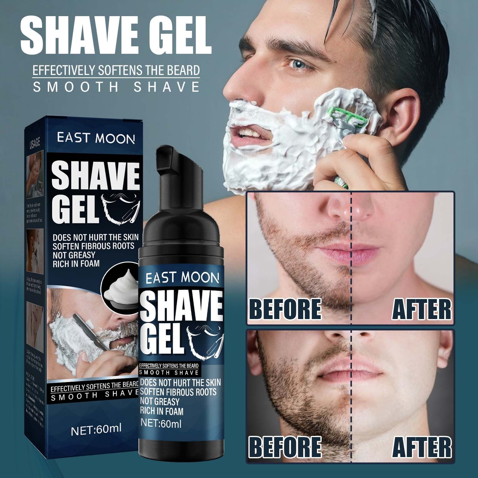 Men’s Mild Shaving Foam – Cleanse & Soften Beard