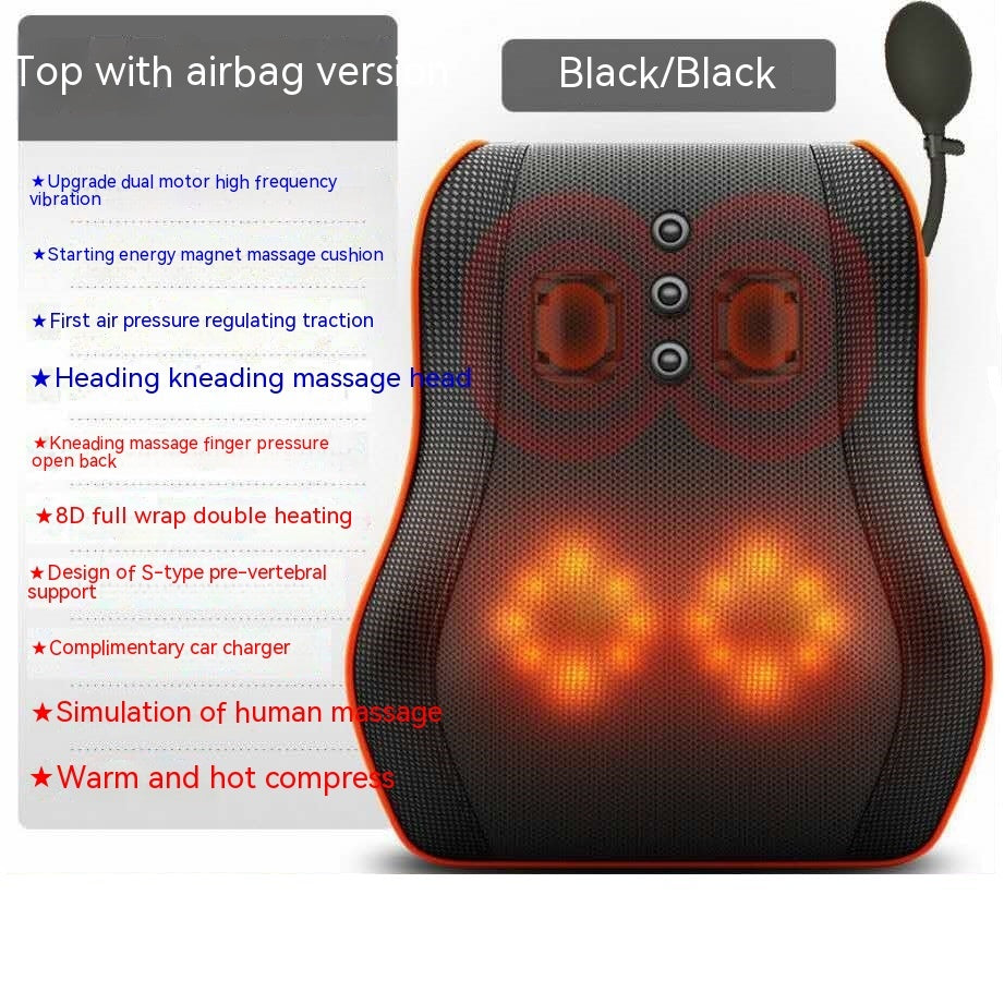 Electric Back & Neck Massager Pillow