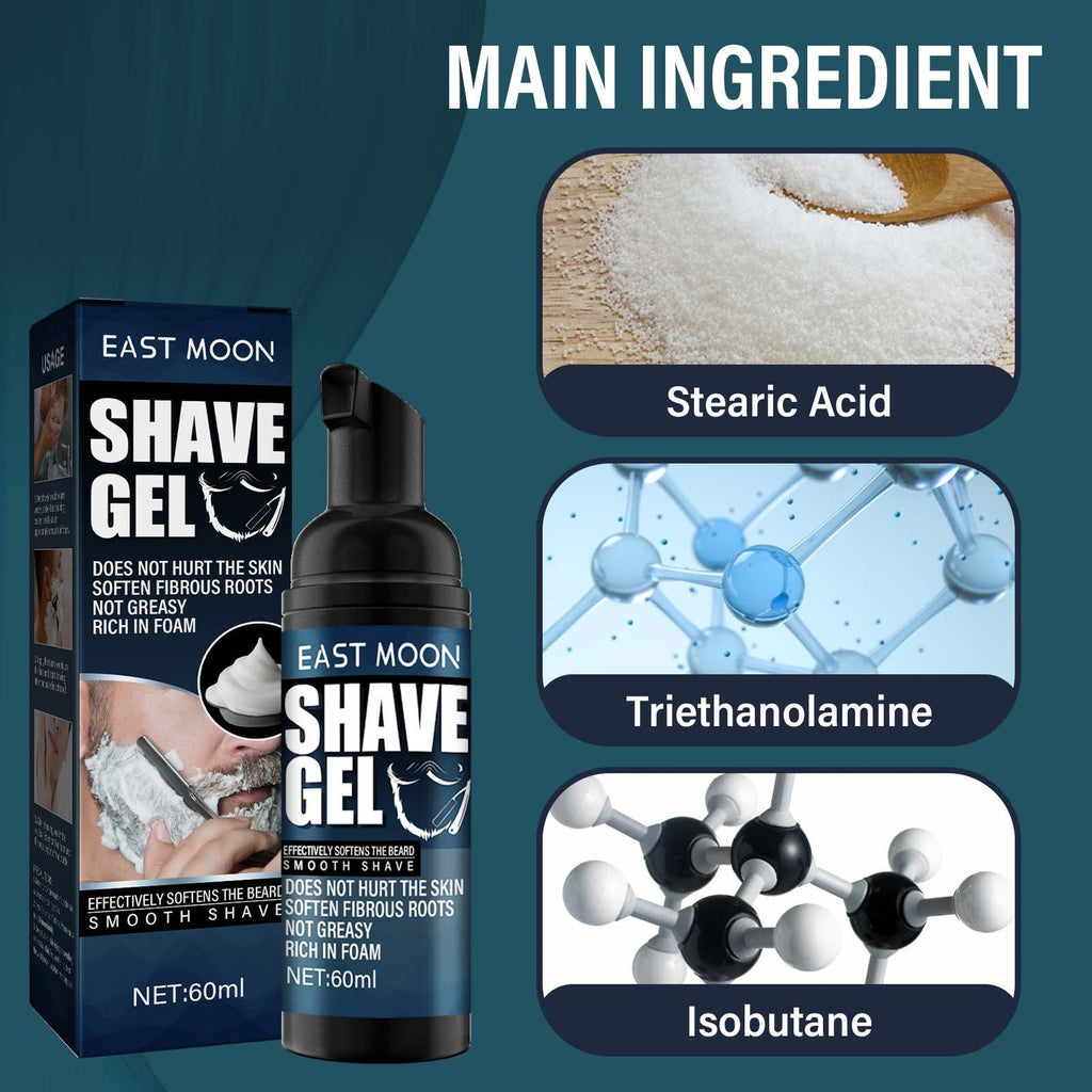 Men’s Mild Shaving Foam – Cleanse & Soften Beard