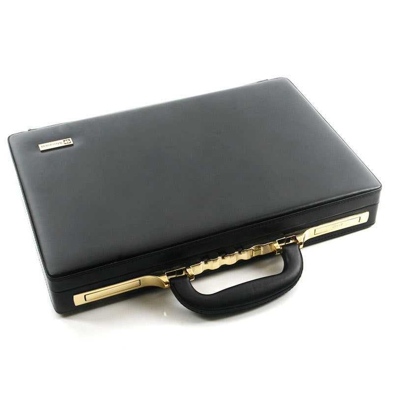 Metafocus SecureVault Elite – Luxury Leather Password Suitcase